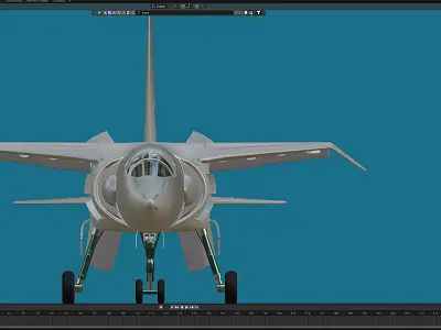 TSR-2 Free 3D model
