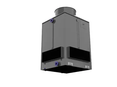 Cooling tower 3D model purchase
