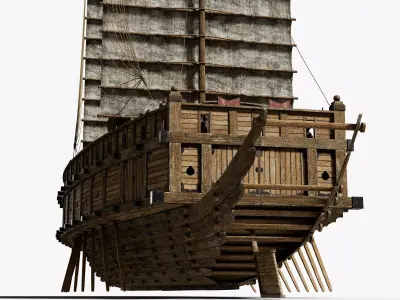 Korean Warship Panokseon 3D model