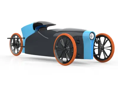 Northern Light Motors 428 Electric Vehicle 3D print model