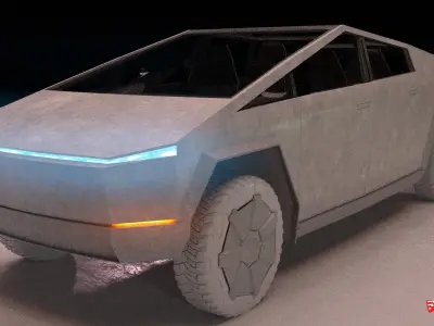 Tesla Cybertruck Free 3D model buy