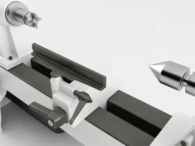 Variable Speed Mini Lathe 3D model