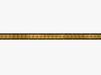 Large Amber LED Light Bar V2 3D model