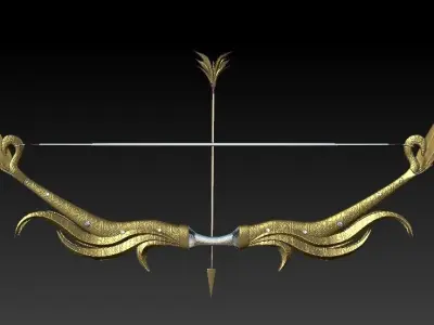 Fantasy Bow 3D model