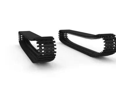 Tank Tracks 3D model
