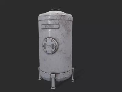 Air Tank PBR Low-poly 3D model