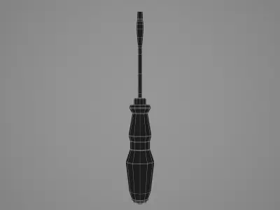 Screwdriver Low-poly 3D model shop