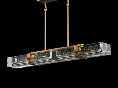 SAVILE LINEAR CHANDELIER 48 3D model