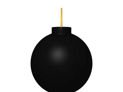 Bomb Cartoon 3D model