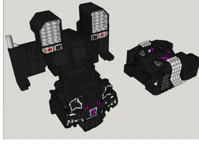 Kit estabilizador Transformers Menasor Combiner Wars 3D print model