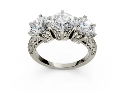 Antique Ring 3D print model