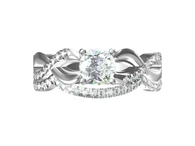 Wedding Ring  3D print model 373
