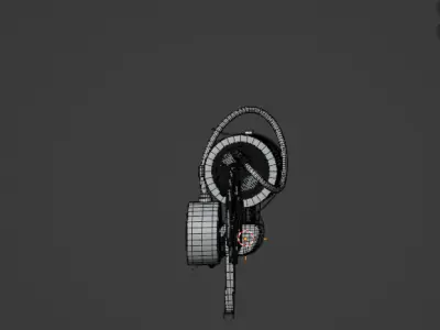 Soda Can Dagger Low-poly 3D model