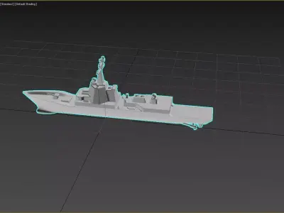 Naval Ship 3D print model