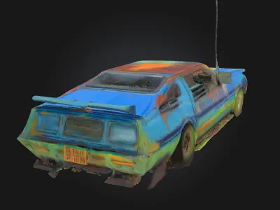 Graffiti Cruiser  Street Art on Wheels 3D model