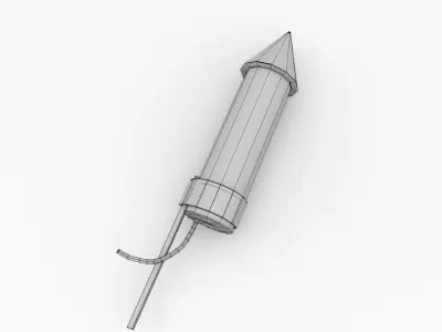 Rocket Firework 3D model