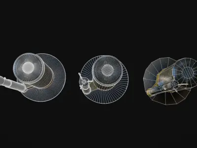 US WW2 M2 Anti-Personnel Mine 3D model