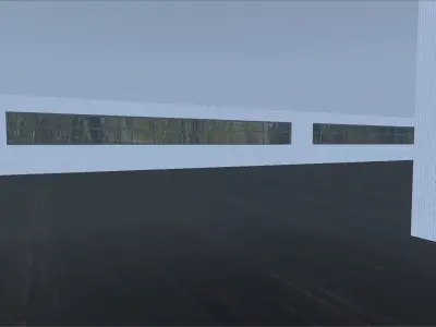 Valleywind University Library Free low-poly 3D model