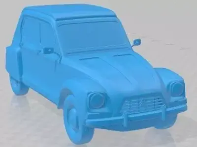 Citroen Dyane 1967 Printable Car 3D print model