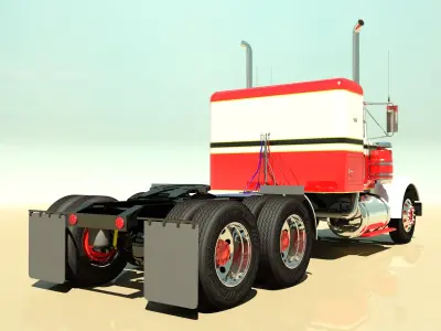W925 Semi Truck 3D model
