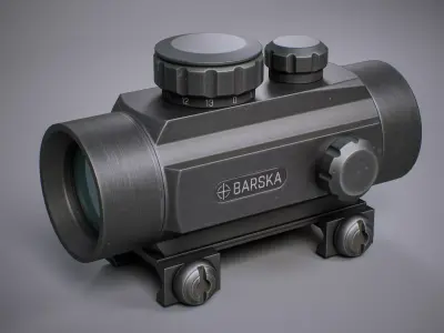 Barska Red Dot Low-poly 3D model