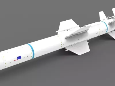rocket 01 3D model