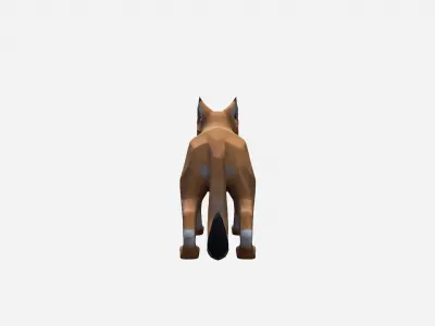 3d Render The Lynx Is A Medium-sized Wild Cat 3D model