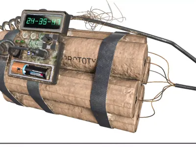 Dynamite 19 3D model