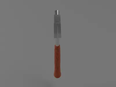 Hammer Low-poly 3D model 27