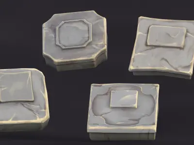 Mini Nadgrob 3D model