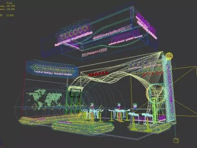 Exhibition - Area - 9X6-3DMAX2009-073 3D model
