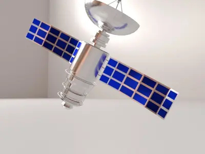 Satellite 3D model purchase