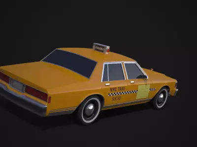 Chevrolet Caprice Taxi 1990 3D model
