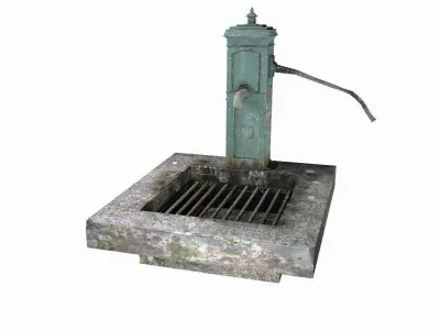Victorian Hand Water Pump  3D model