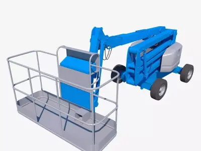 manlift scissor lift 3D model