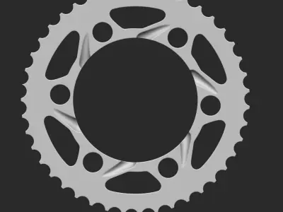 Gear Disk IMM OBJ Brush Pack 8 in One 3D model