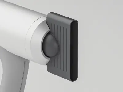 Industrial Modern Hair Dryer 3d Concept Design 3D model