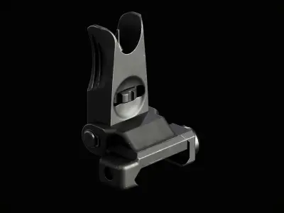 KAC Micro Sights Low-poly 3D model