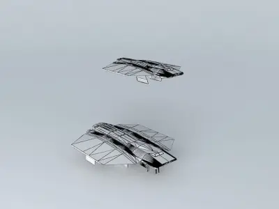 SQ Thunderbolt - Multirole corvette class Free 3D model