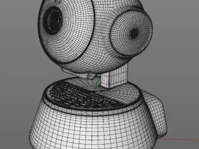 Surveillance wifi ip camera Free 3D model