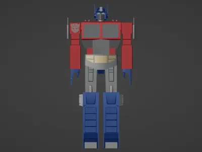 Optimus Prime Low-poly 3D model purchase