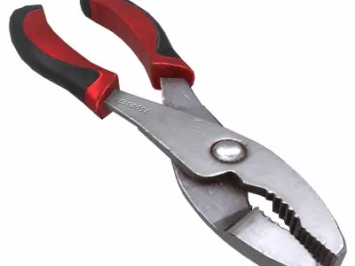 Slip Joint Plier Low Poly Low-poly 3D model