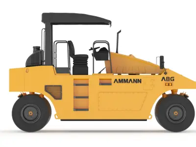 Volvo ABG PT240R Compactor 3D model