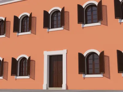 Mexican House 3D model 7