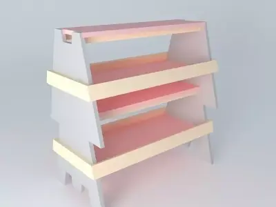 Saw Horses Free 3D model buy