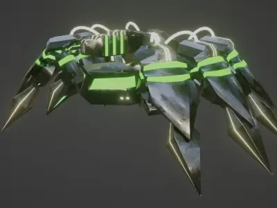 Denis elka46464646gmail com Spider Robot  Free 3D model