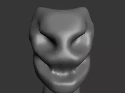 Aline Face  Low-poly 3D model