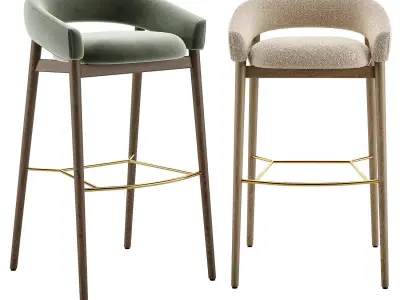 Dino Bar Stool 3D model