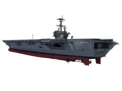 USS George H W Bush Aircraftcarrier CVN-77 3D model