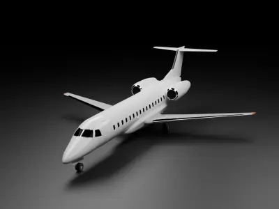 Embraer E135 E145 3D model
